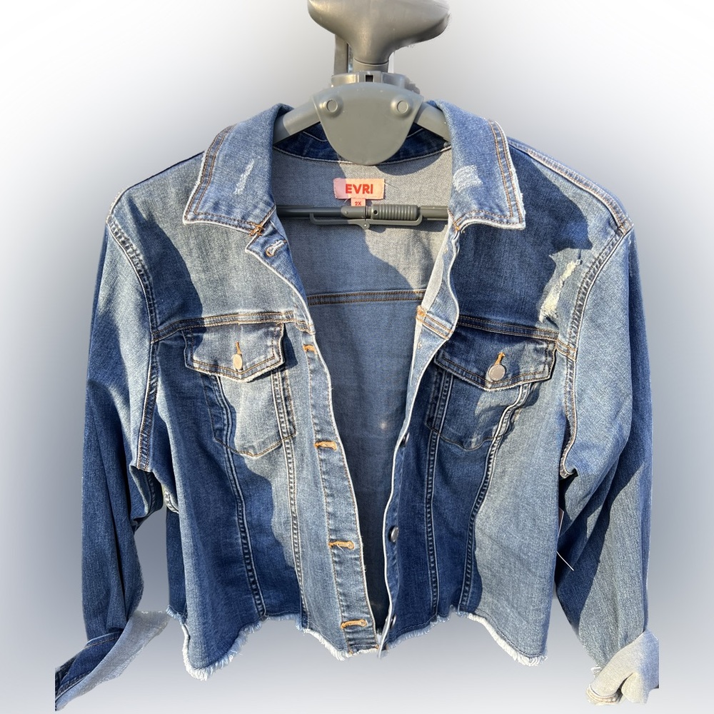 Cropped Jean Jacket